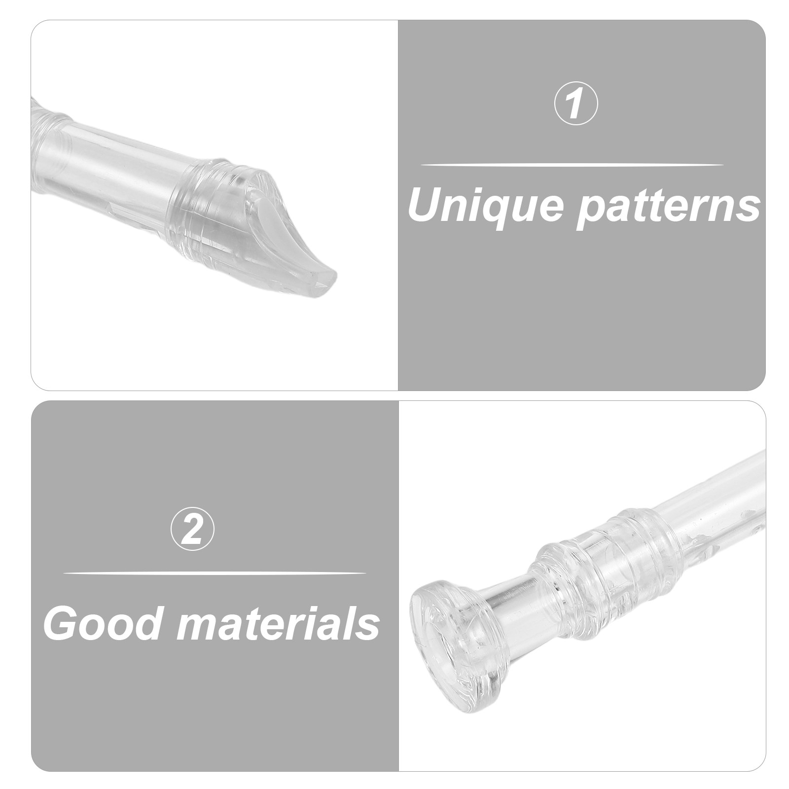 1セット 8穴 透明ソプラノリコーダー 子供用 初心者向け  - Soprano Recorder Plastic のレビューと価格