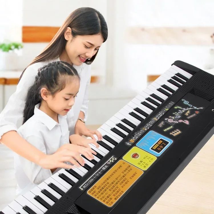 子供用電子キーボードピアノ 37/61 キー マイク付き 初 - Musical Instrument Harmonium のレビューと価格