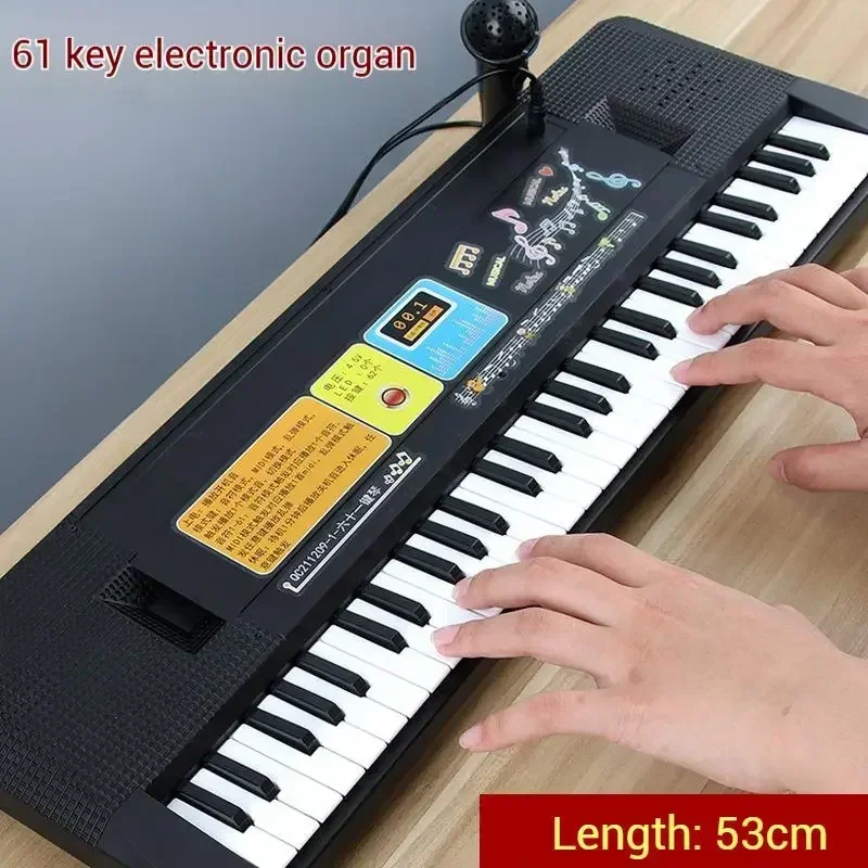 子供用電子キーボードピアノ 37/61 キー マイク付き 初 - Musical Instrument Harmonium のレビューと価格