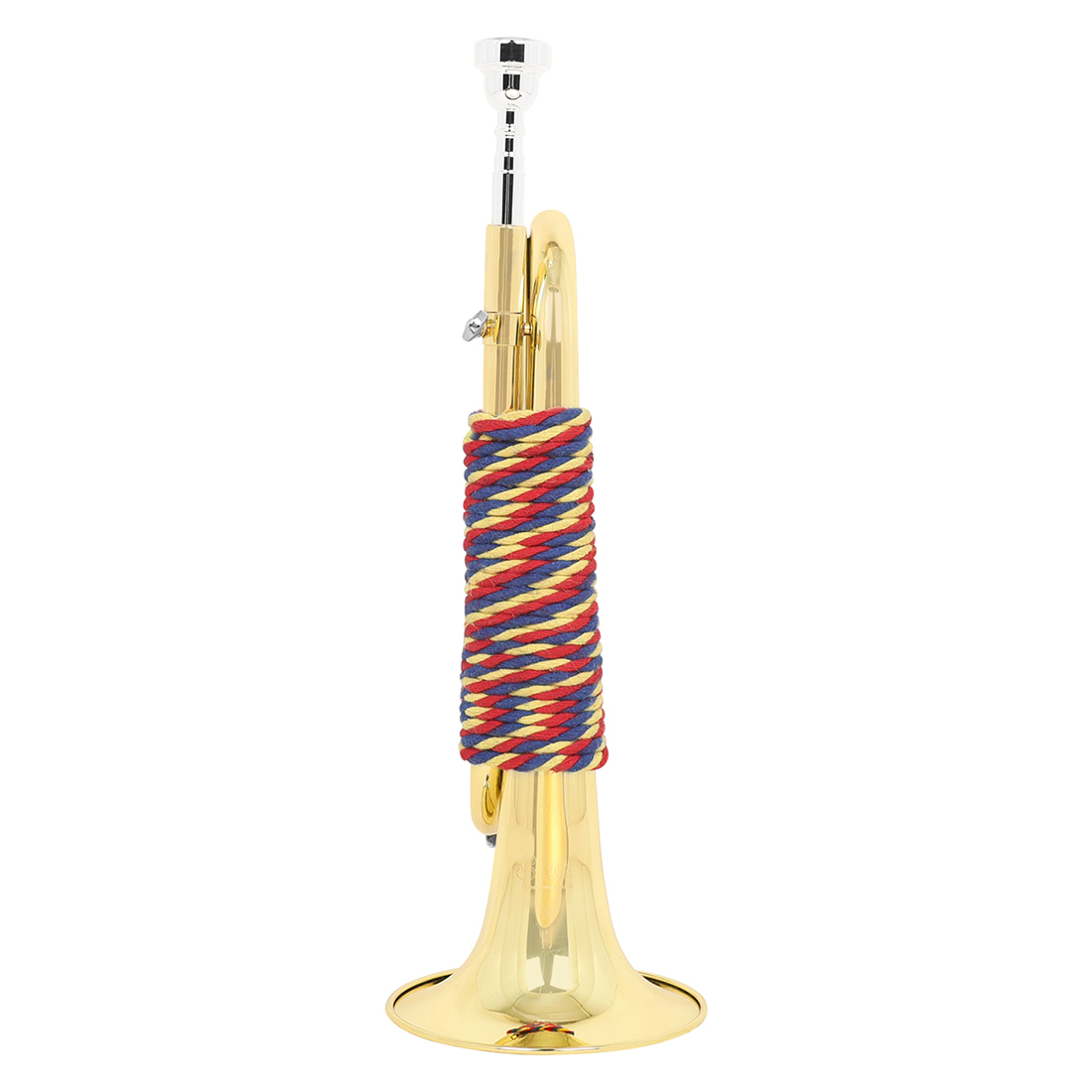 Bbミニバグルトランペット真鍮製ゴールドB♭騎兵バグルトラン - Musical Instrument Bugle のレビューと価格