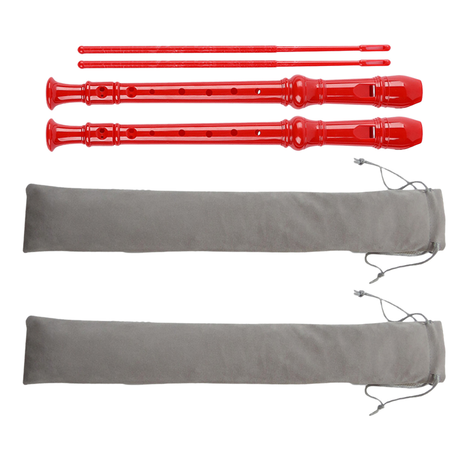 子供向けのドイツ式ソプラノリコーダー2本セット。プラスチック - Soprano Recorder Plastic のレビューと価格