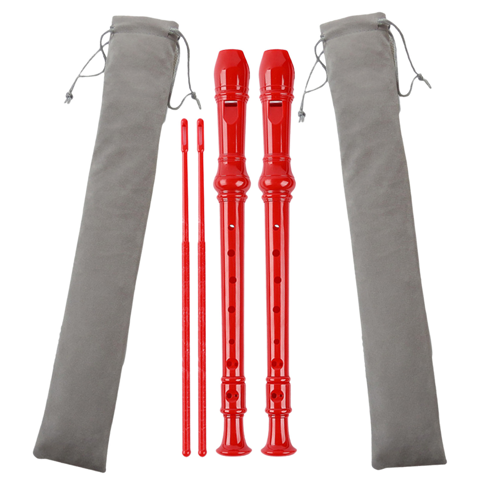 子供向けのドイツ式ソプラノリコーダー2本セット。プラスチック - Soprano Recorder Plastic のレビューと価格