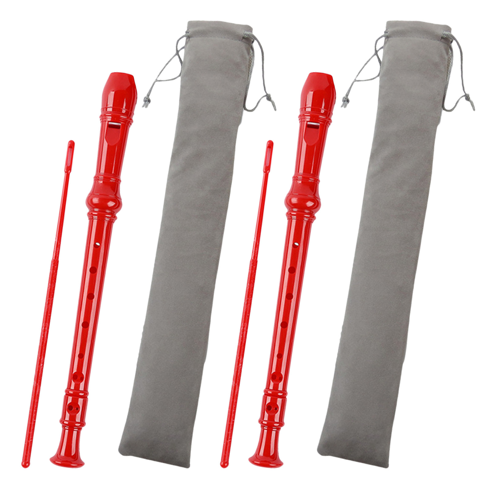 子供向けのドイツ式ソプラノリコーダー2本セット。プラスチック - Soprano Recorder Plastic のレビューと価格