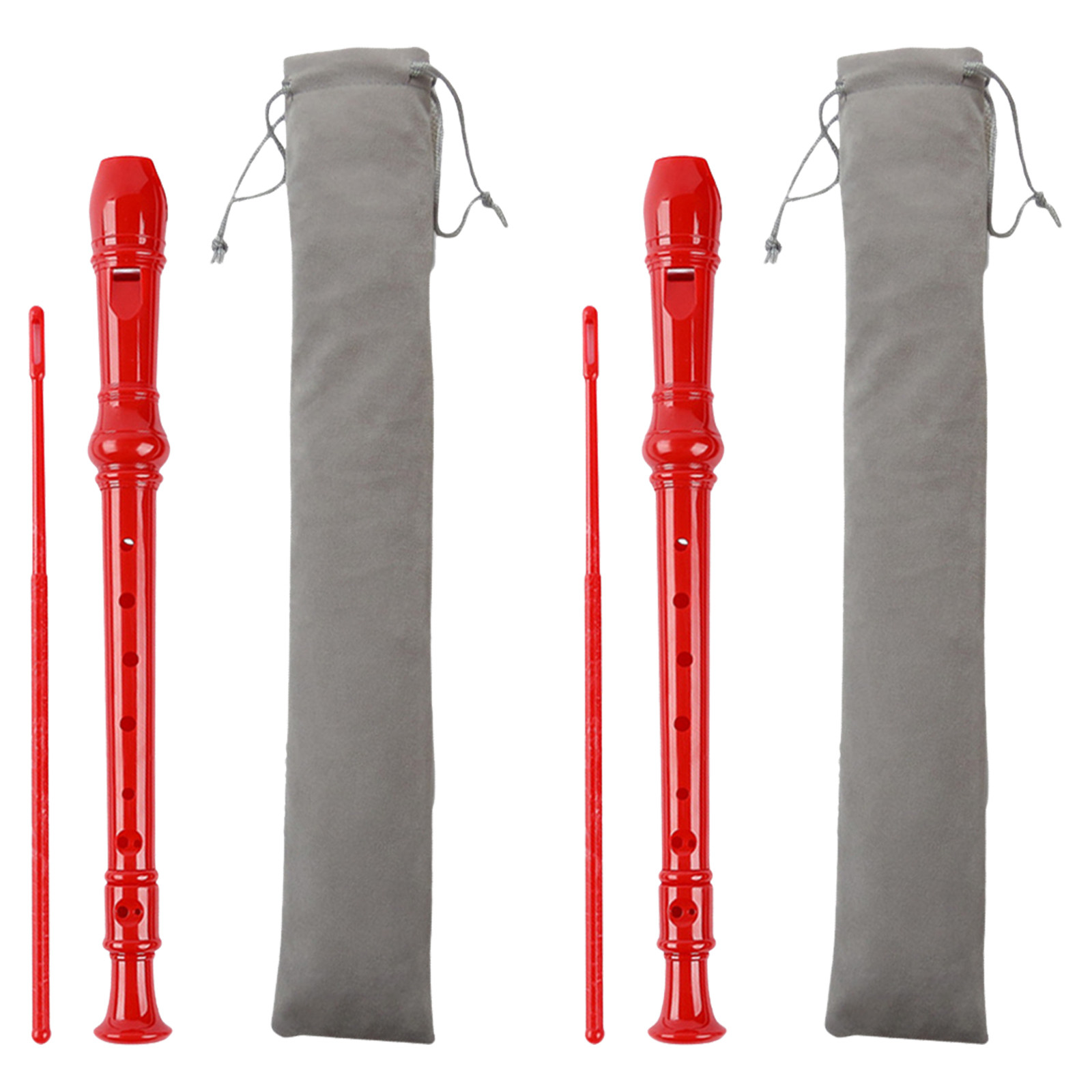 子供向けのドイツ式ソプラノリコーダー2本セット。プラスチック - Soprano Recorder Plastic のレビューと価格