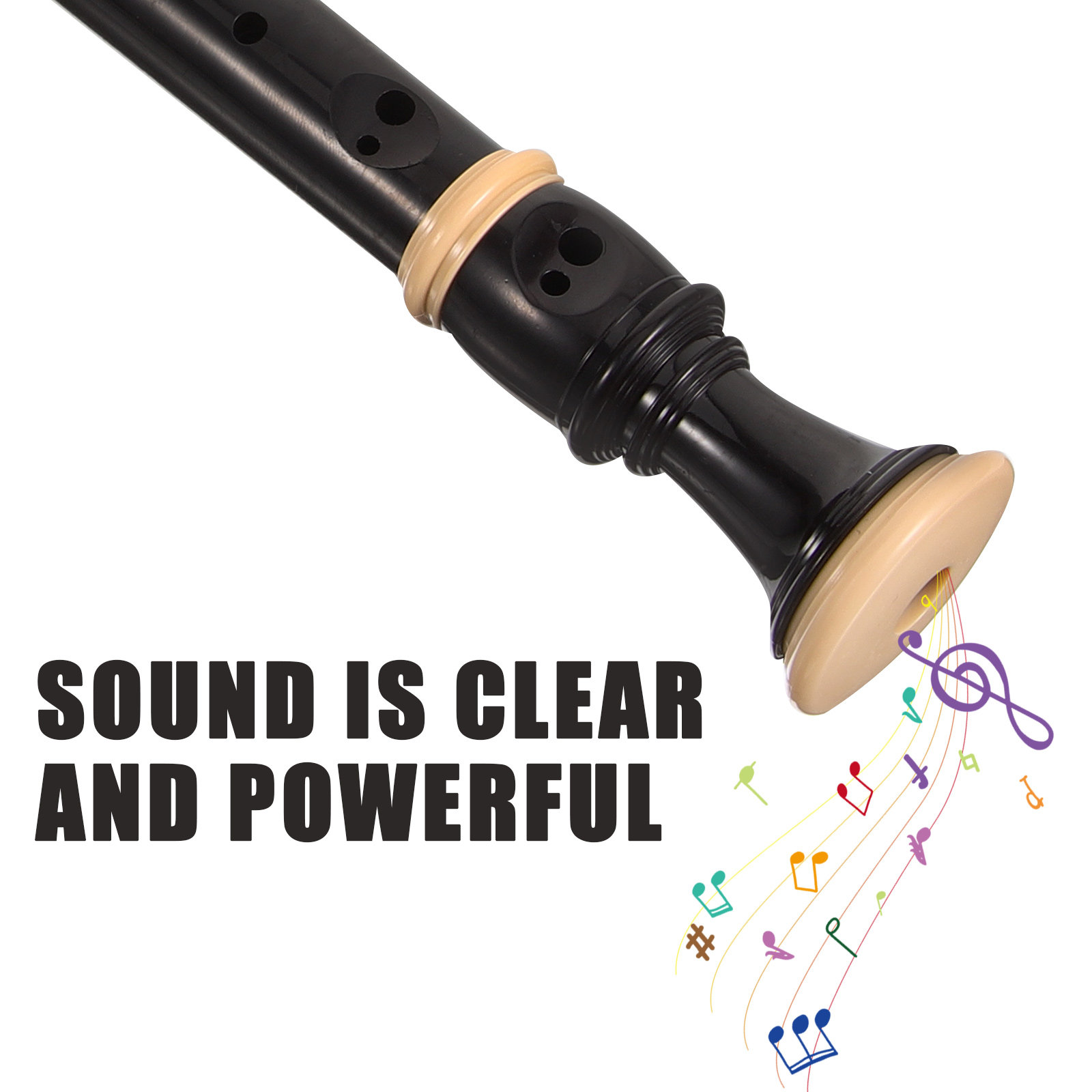 1セット：ドイツ製、C調、8穴のソプラノリコーダー。子供向け - Soprano Recorder Plastic のレビューと価格