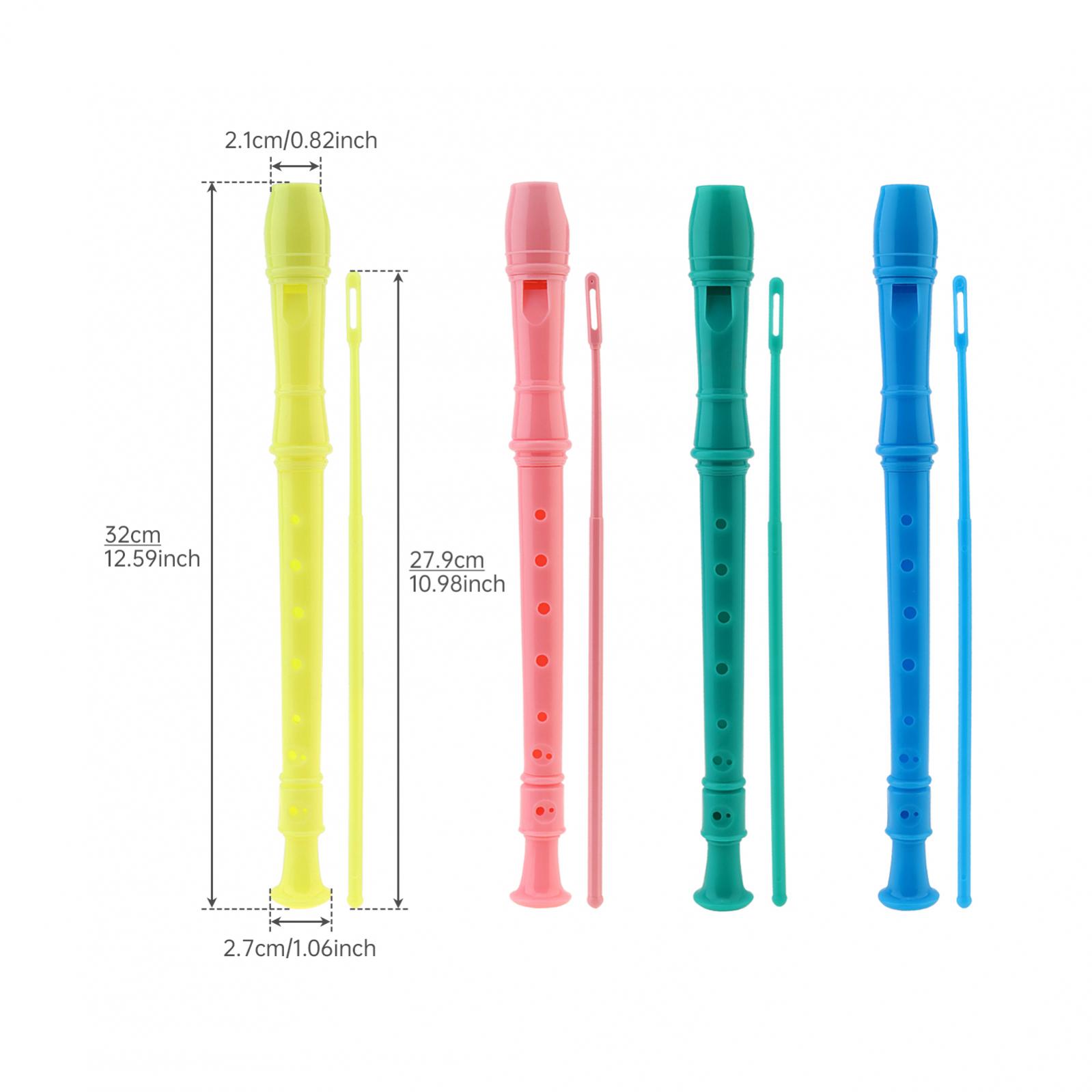 4パック ABSプラスチック製 キーC ドイツ式リコーダー  - Soprano Recorder Plastic のレビューと価格