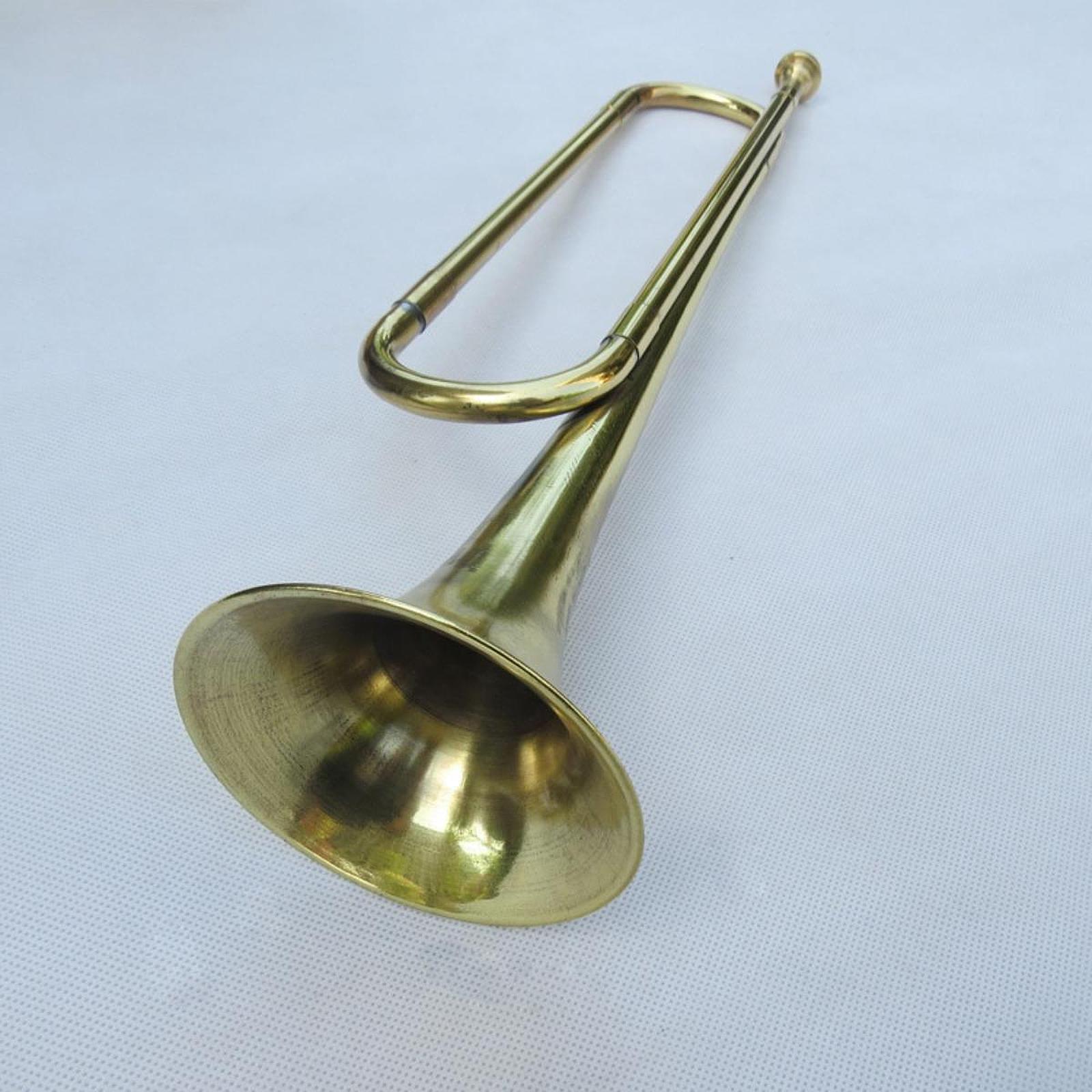 エレガントなCフラットバグル、磨き上げられた真鍮製楽器、標準 - Musical Instrument Bugle のレビューと価格