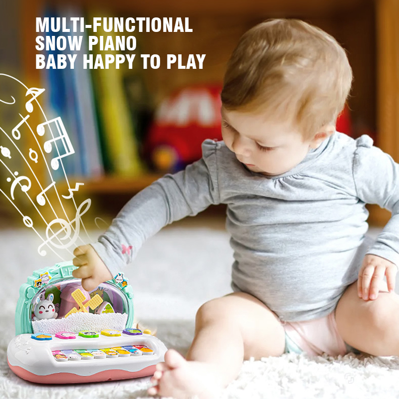 電子ピアノの鍵スノーフィアケ漫画楽器おもちゃ音ライト子供教育 - Musical Instrument Harmonium のレビューと価格