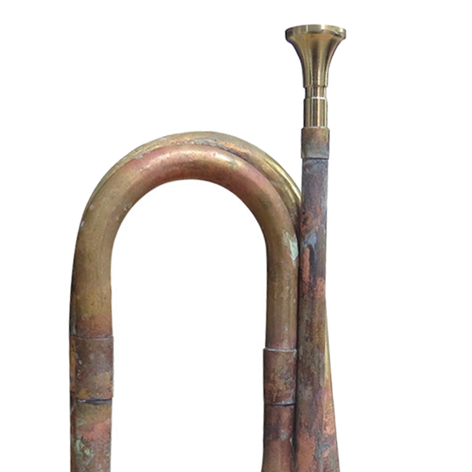 トランペット型バグル（マウスピース付き）12.60インチ マ - Musical Instrument Bugle のレビューと価格